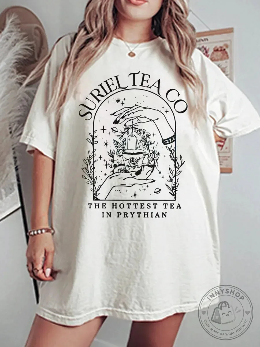 Suriel Tea Company The Hottest Tea In Prythian Vintage Graphic T-Shirt